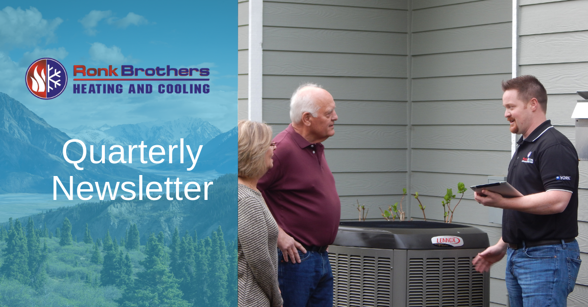 HVAC Quarterly Newsletter | Ronk Brothers Heating and Cooling